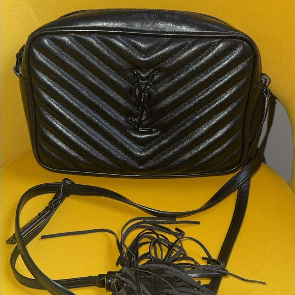 Saint Laurent Lou Camera Bag in Quilted Leather